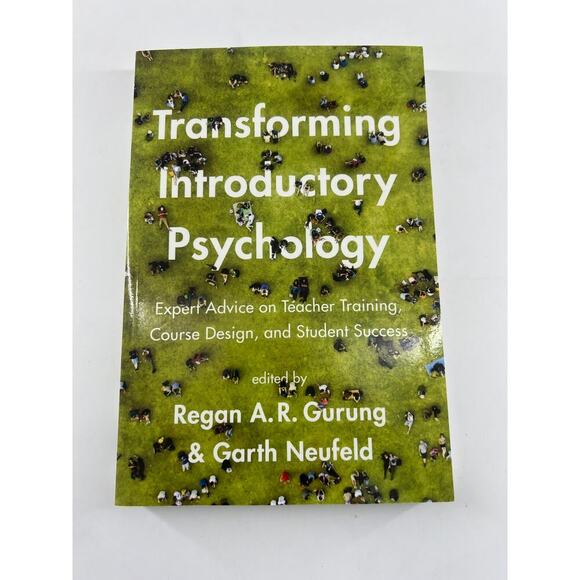 Transforming Introductory Psychology College Professor Psych APA Book New - Picture 1 of 6